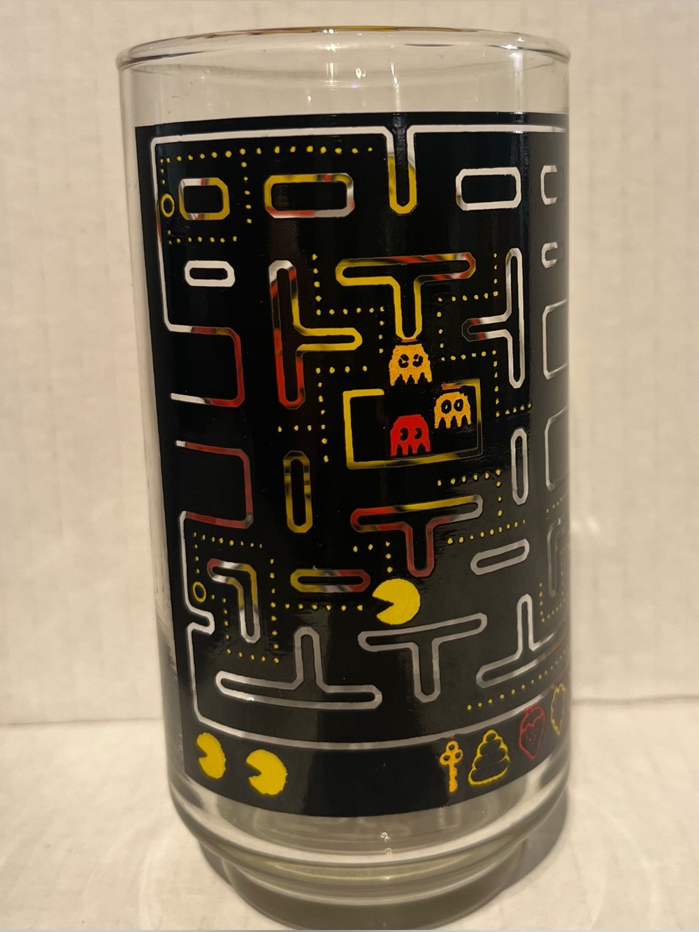 Vintage 1982 Pac-Man collector's glass by Bally Midway. - Picture 3 of 6
